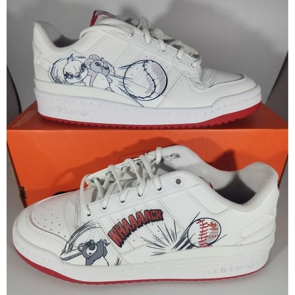 adidas | Shoes | Adidas Mens Size 75 Womens 9 Pixar Disney Shoes White Gx99  Forum Low Nwob | Poshmark